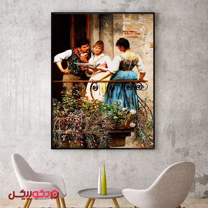 تابلو مخمل طرح کلاسیک P72