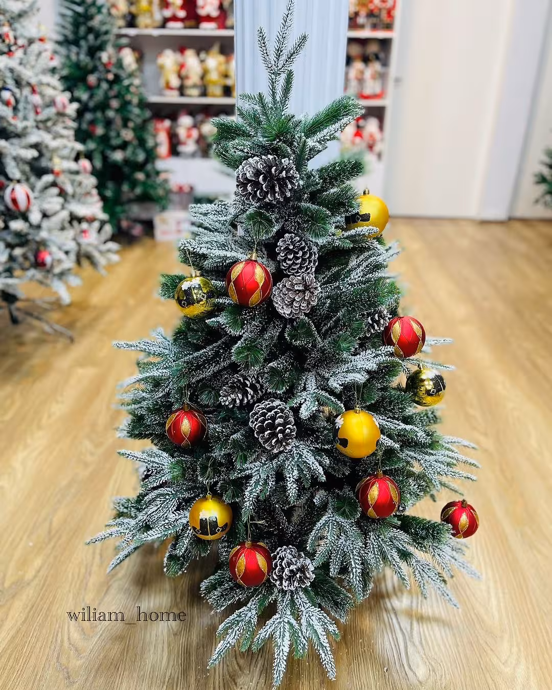 کریسمس 120‌سانتی سوزنی نوئلی برف سبک ، کاج دار