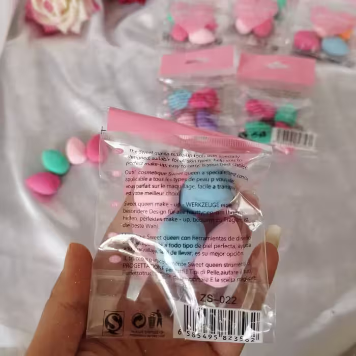 پد کانسیلر 4 عددی طرح کاجی و سر صاف و اشکی