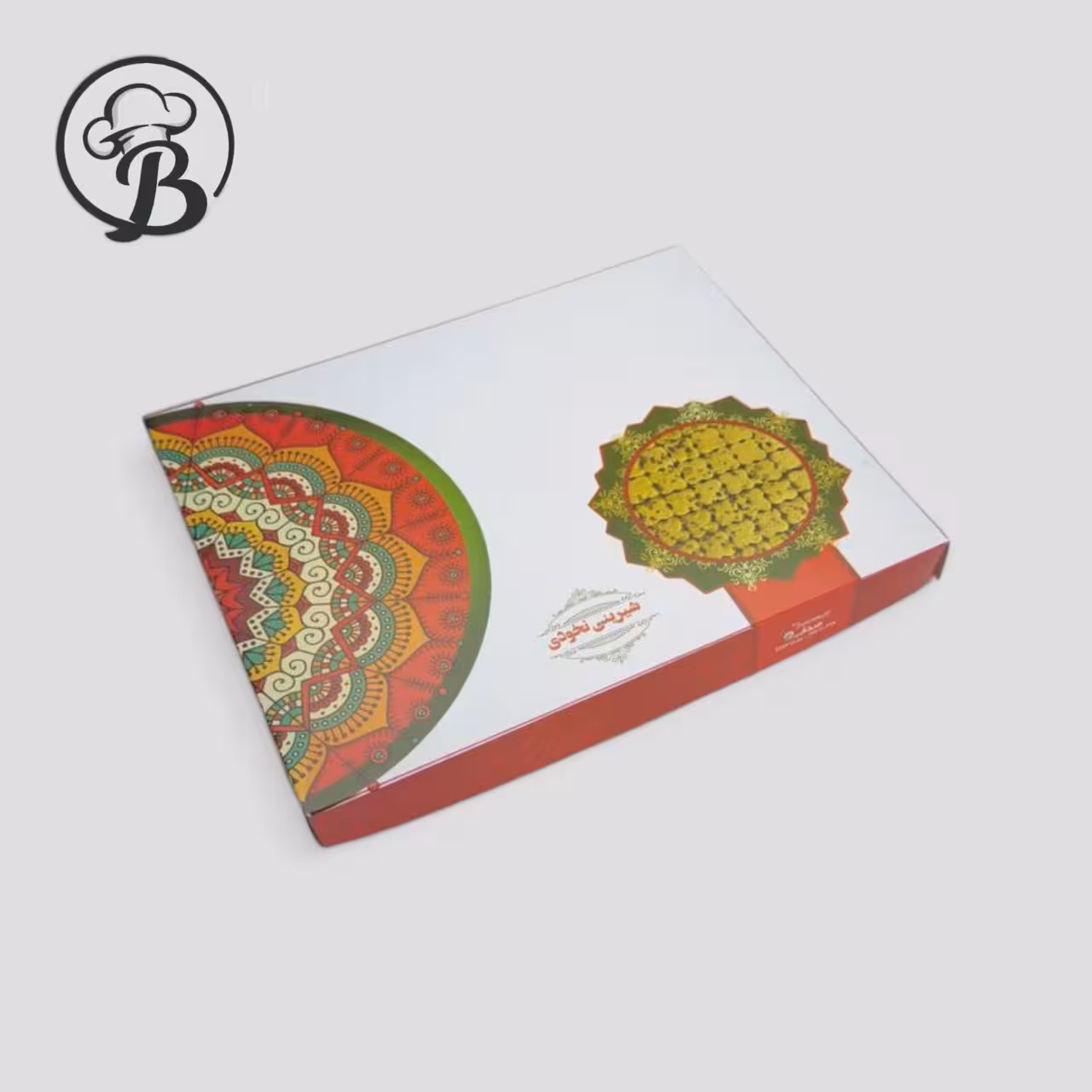 جعبه شیرینی یک کیلویی معمولی