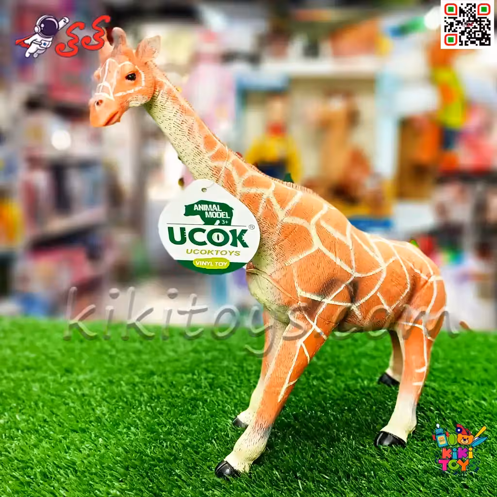 فیگور زرافه بزرگ جنگل و باغ وحش ANIMAL MODEL 002 – جنس نرم، طراحی واقعی، مناسب بازی و کلکسیون