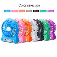 پنکه شارژی رومیزی Portable Fan رنگبندی