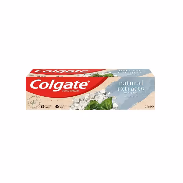 خمیر دندان کلگیت مدل Radiant White حاوی نمک سفید 75 میل