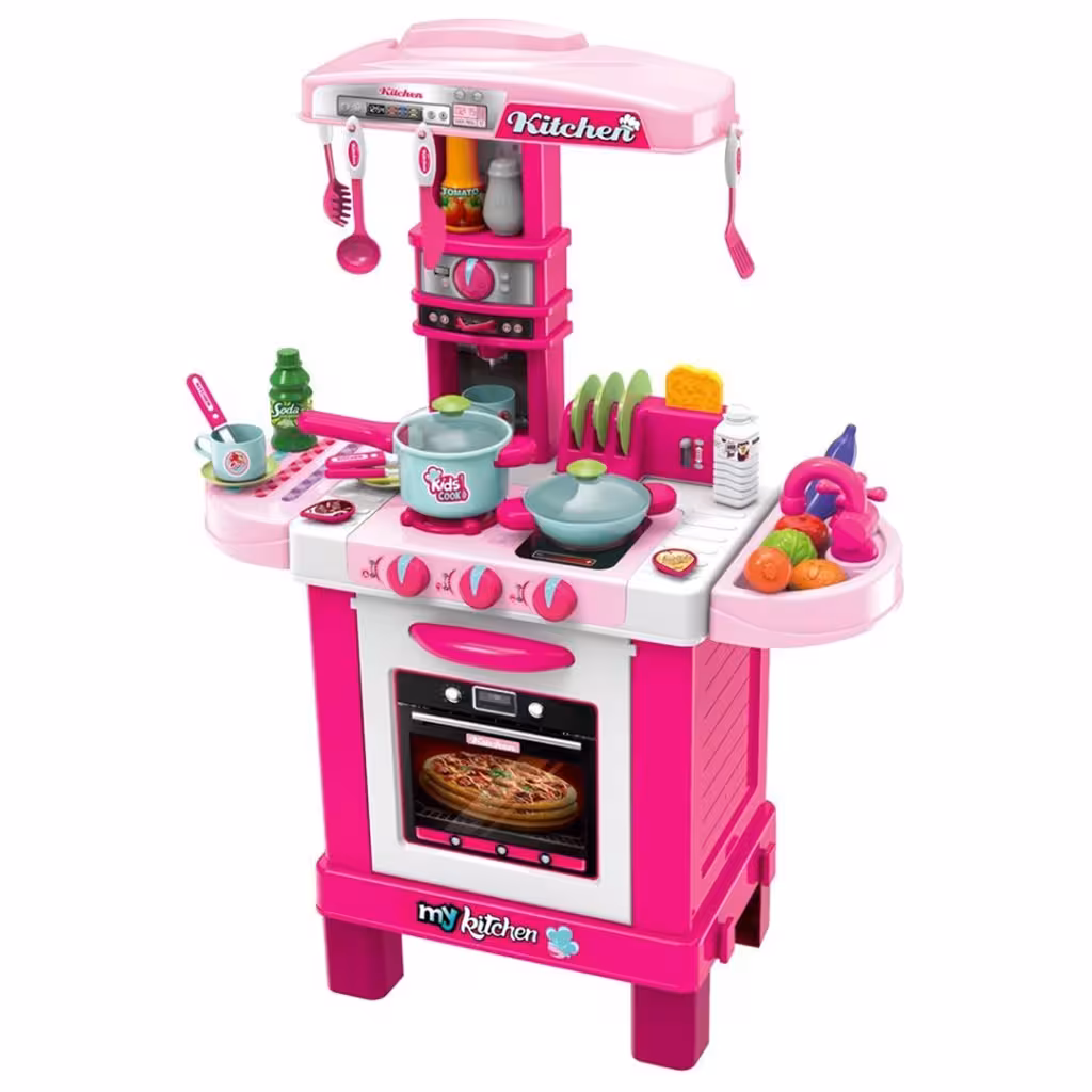 آشپزخانه کودک با لوازم *وارداتی* little chef set 008939