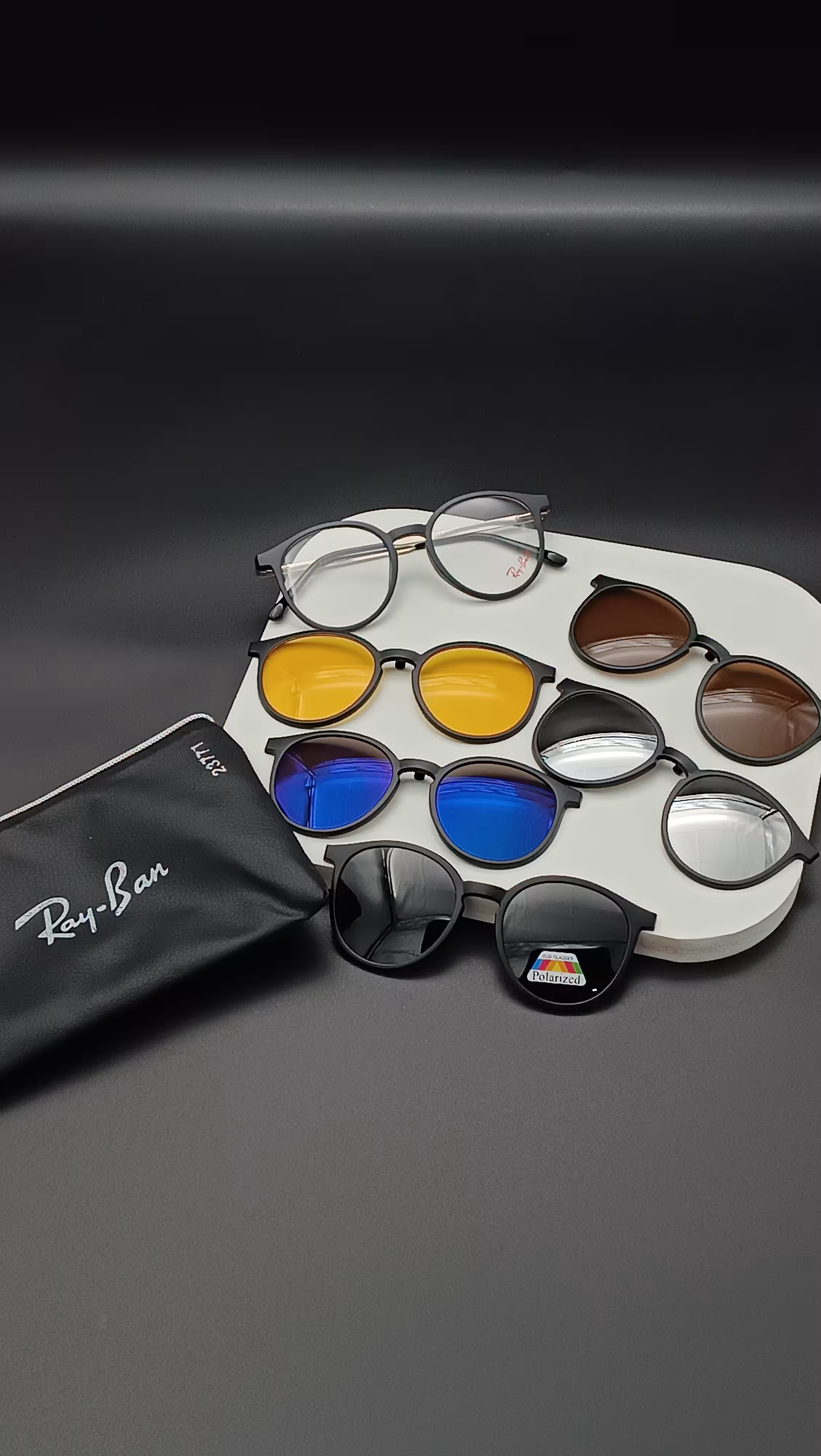 عینک فریم طبی کاوردار حرفه ای برند ریبن کد2377