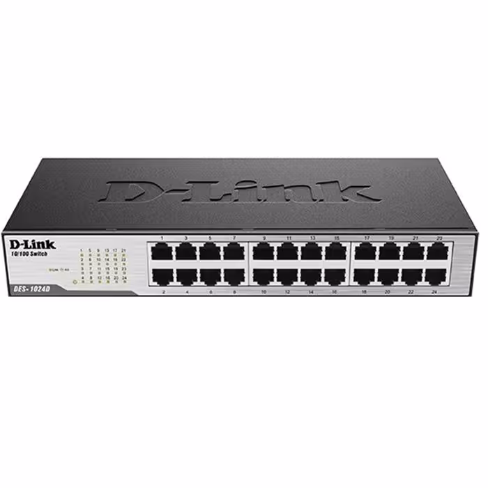 سوئیچ 24 پورت دی لینک مدل DES‑1024D