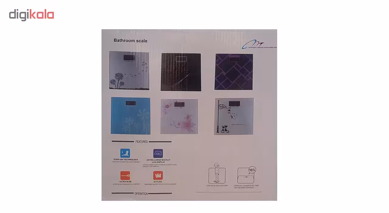 ترازو دیجیتال بث روم اسکیل مدل Bathroom scale-2