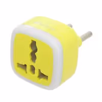 Hadron EU Power Plug Adapter – Yellow