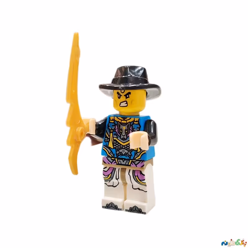 مینی فیگور لگو آدمک کلاه دار با تیغ طلایی وارداتی 4 سانت
