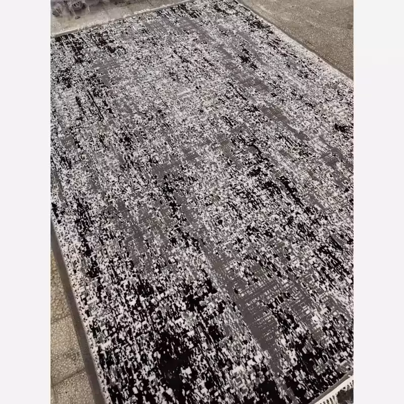 فرش ماشینی کاشان طرح پتینه دودی 9متری بی سی اف (باارسال رایگان)