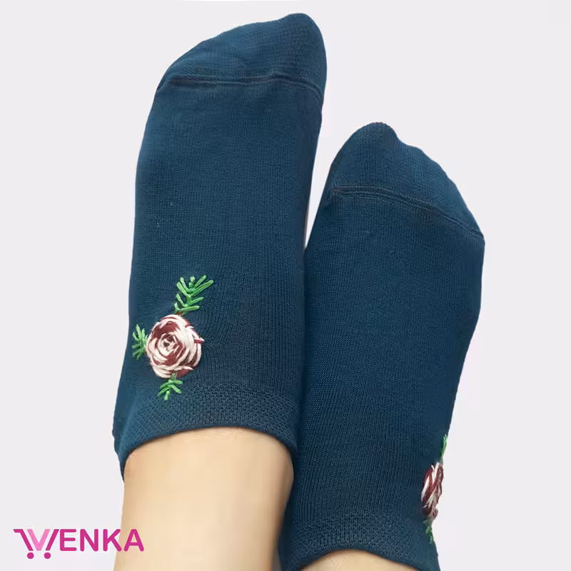 جوراب مچی گلدوزی کد 9399