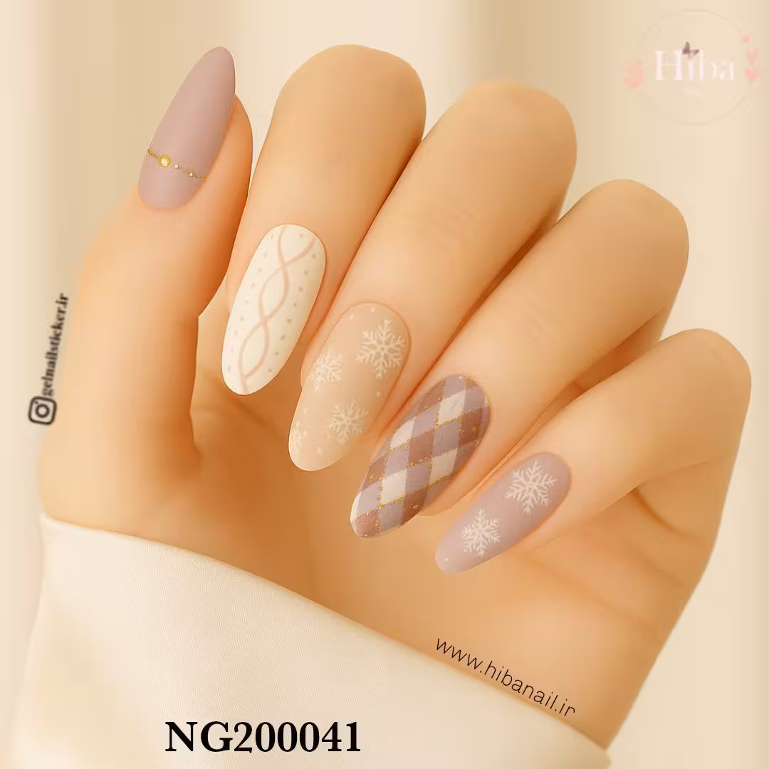 استیکر ژله ای کاشت ناخن (نیل رپ)_کد NG200041