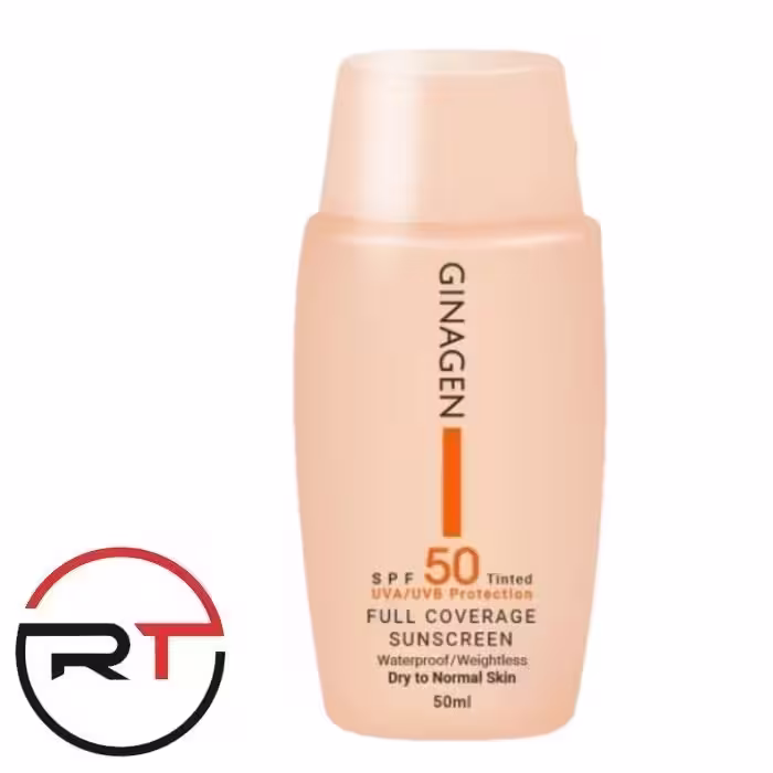 ضد آفتاب رنگی SPF50 انواع پوست 01 ژیناژن