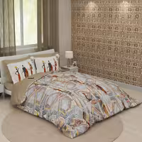 سرویس لحاف روتختی ترکسان کد D155 دو نفره 6 تکه