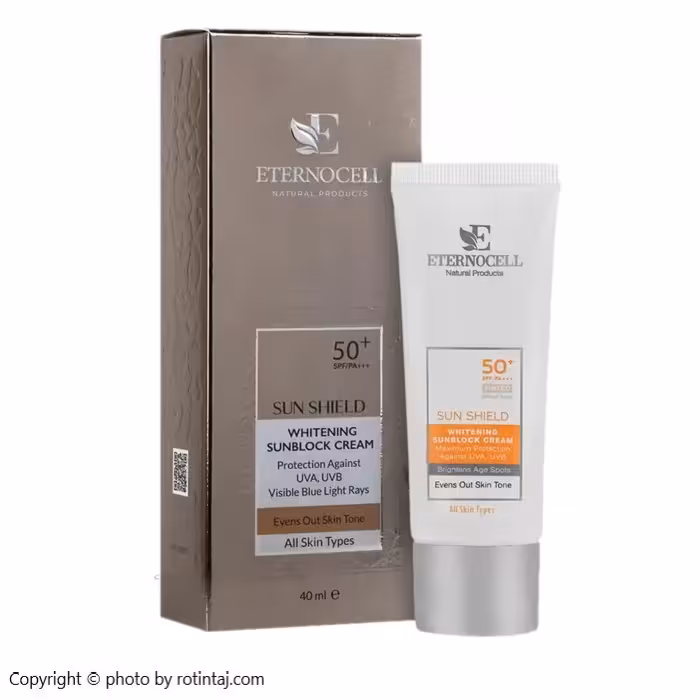 ضد آفتاب و ضد لک بژ روشن SPF50 اترنوسل مناسب انواع پوست 40 میلی
