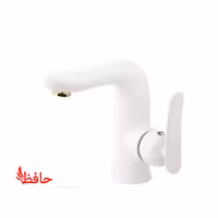 شیر روشویی سمپو مدل تینوک سفید طلایی