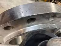 فلنج اسلیپ ان 10 اینچ استنلس استیل ریس فیس  کلاس 300  B16.5 از جنس  A SA182/F304L