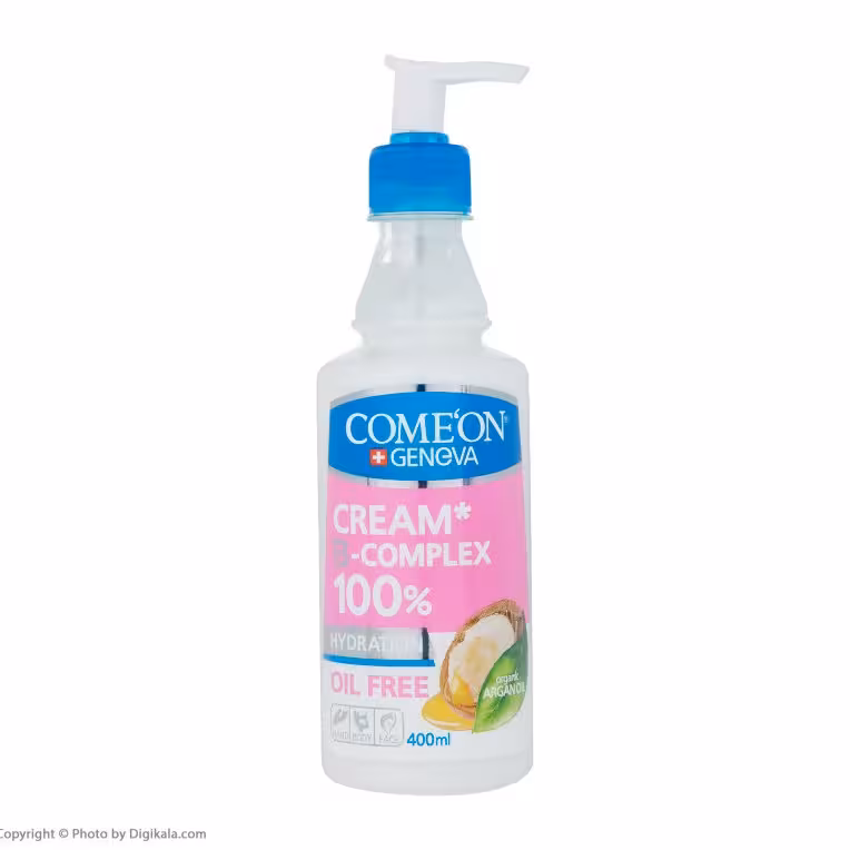 کرم مرطوب کننده کامان مدل oil free حجم 400 میلی لیتر