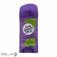 استیک ضد تعریق زنانه لیدی اسپید پایه بلند مدل powder fresh وزن 65 گرم