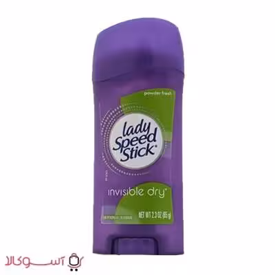 استیک ضد تعریق زنانه لیدی اسپید پایه بلند مدل powder fresh وزن 65 گرم