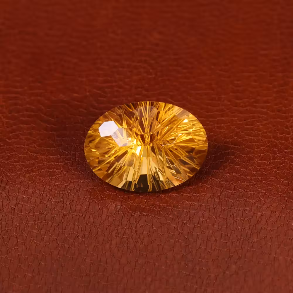 نگین سیترین کد 30116 - جواهری مشاهیر