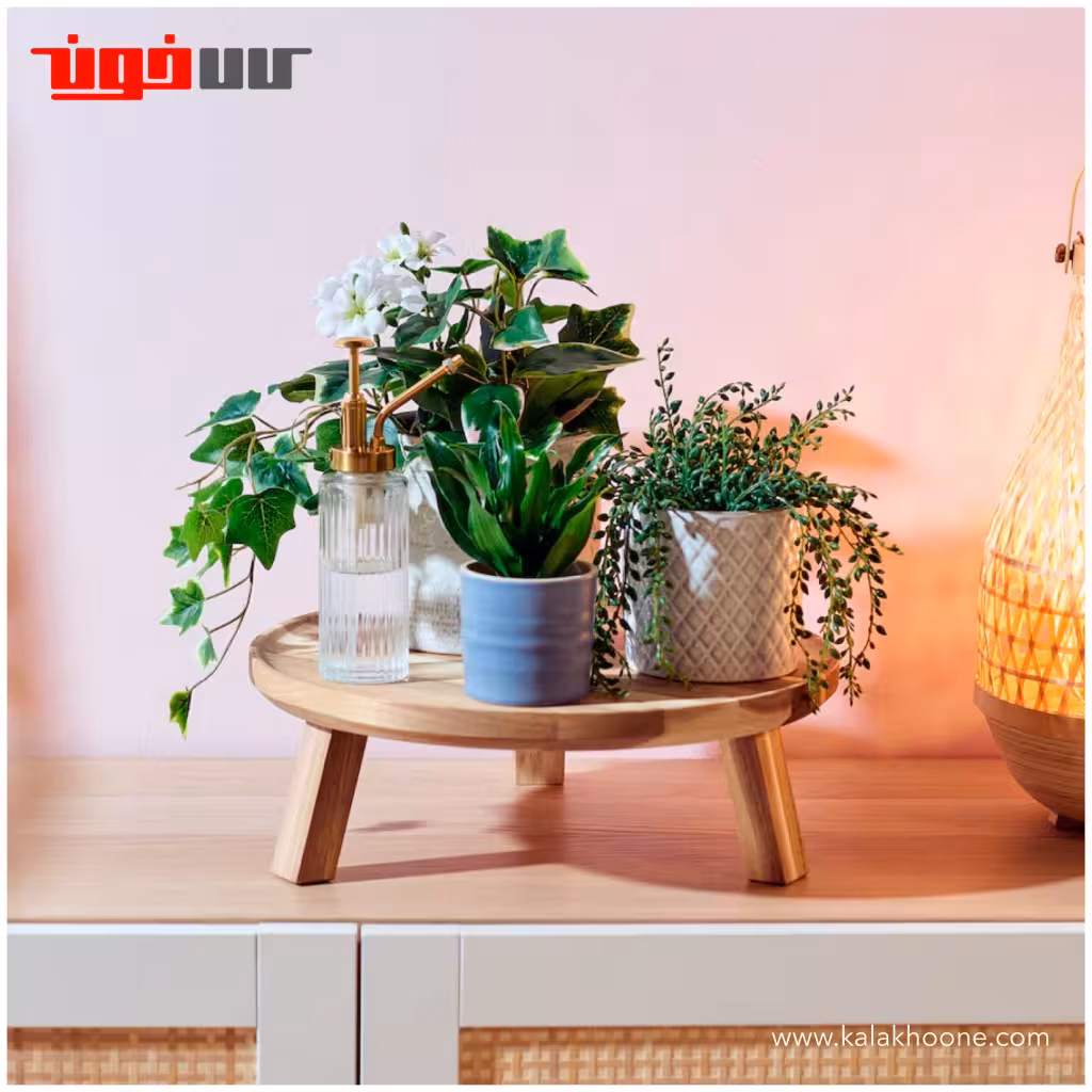 استند سرو چوبی ایکیا مدل SKOGSTA