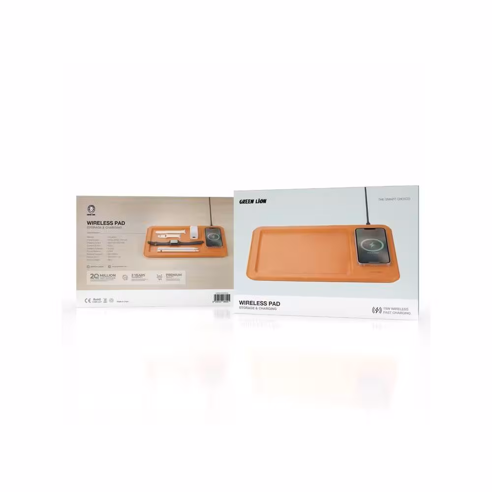 شارژ پد بی سیم گرین Green Wireless Pad Storage & Charging