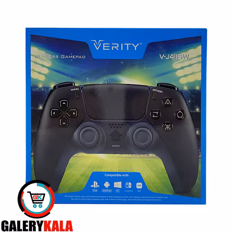 دسته بازی تک بی سیم وریتی مدل VERITY V-J4115W