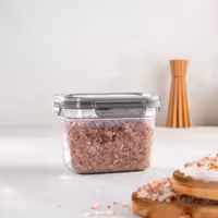 بانکه درب قفلدار ضدنشتی فولی لایف 800 میلی لیتری رنگ دودی (tesny) کد 7833