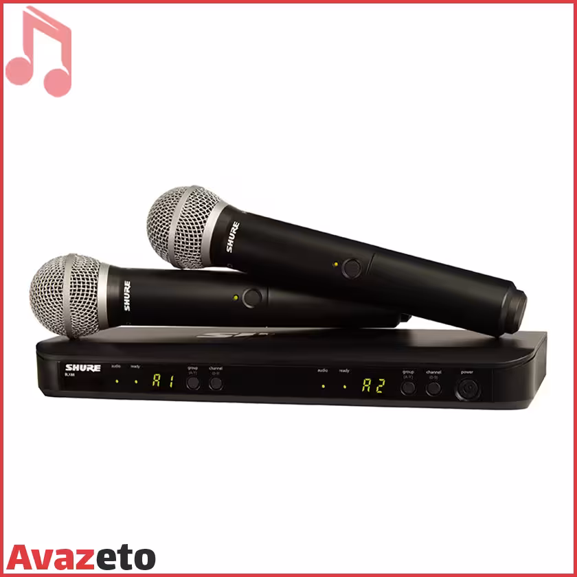 میکروفن بیسیم شور Shure BLX288/PG58
