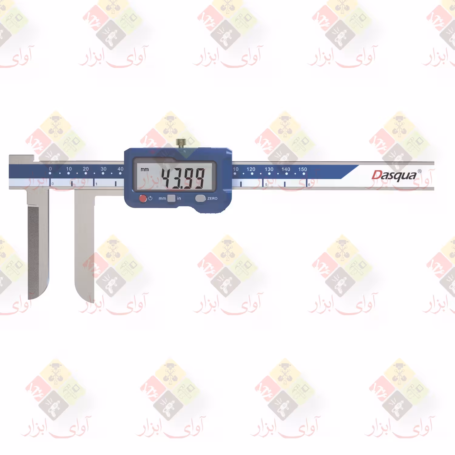 کولیس دیجیتال با فک بالایی بلند 20 سانتی متر داسکوا مدل 1620-2100