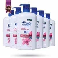 6 عدد شامپو و نرم‌ کننده ضد شوره هد اند شولدرز Head & Shoulders مدل دو در یک 2en1 حجم 1 لیتر (اورجینال)