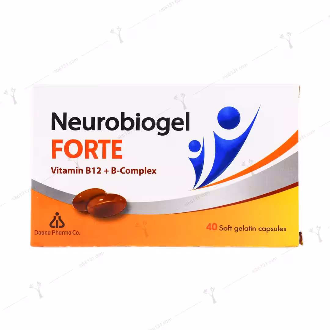 کپسول ژلاتینی نرم نوروبیوژل فورت دانا 40 عددی
