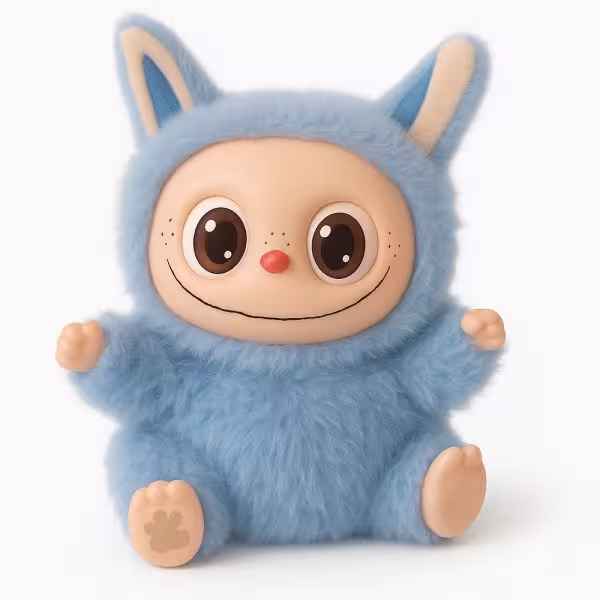 عروسک مدل لبوبو نشسته B ارتفاع 15 سانتی متر