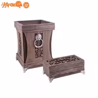 سطل آشغال و جا دستمالی روشا