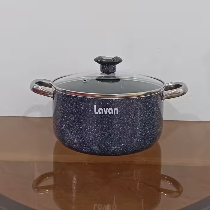 قابلمه گرانیتی سایز 22 لاوان مدل تیتان طوسی با ارسال رایگان
