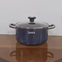 قابلمه گرانیتی سایز 22 لاوان مدل تیتان طوسی با ارسال رایگان