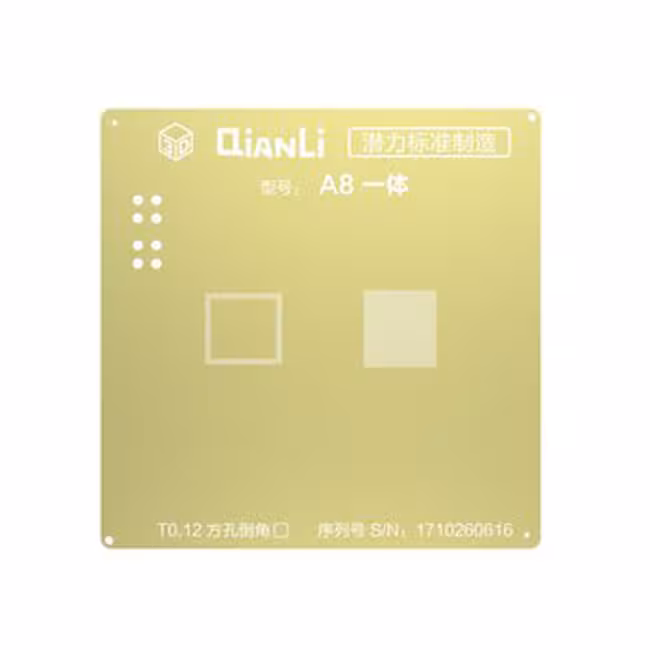 شابلون 3D آیفون کیانلی Gold پردازنده A8