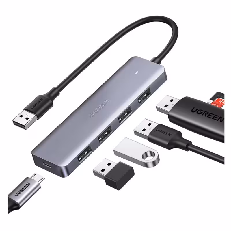 هاب USB 3 برند UGREEN