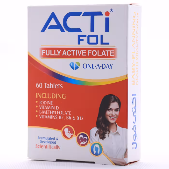 قرص اکتی فول ابیان دارو 60 عدد Abian Daru Actifol 60 Tabs