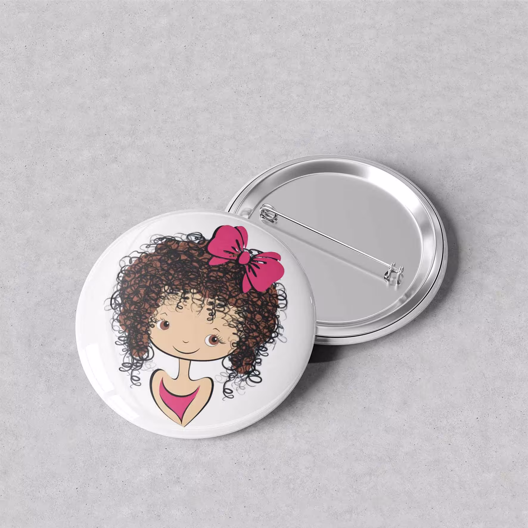 پیکسل سوزنی 44 با طرح کودکانه «دختر موفرفری» کد P260