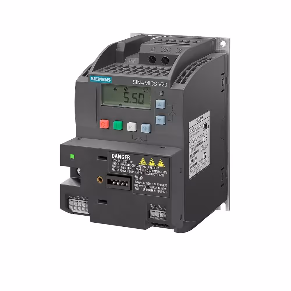 اینورتر تکفاز توان 1/5KW مدل V20 زیمنس