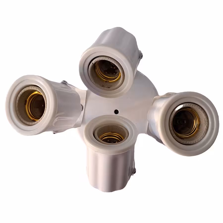 پایه چراغ سقفی چهار شعله با سرپیچ E27