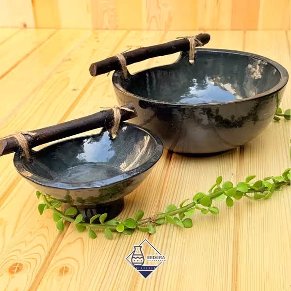 کاسه دو عددی سدری طرح نیلوفر