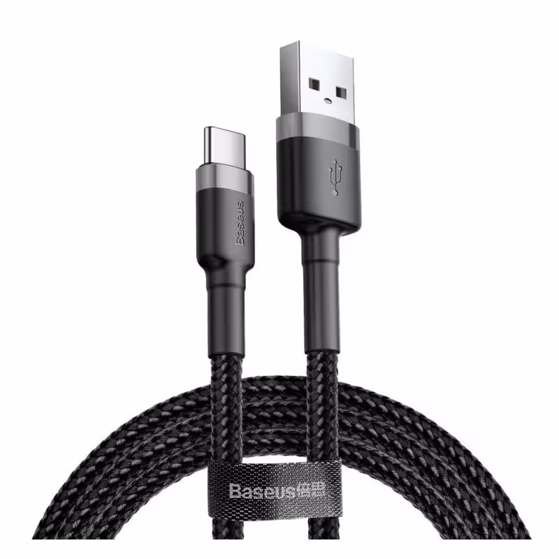 کابل تبدیل USB به USB-C باسئوس مدل CAFULE CATKLF-BG1 طول 1 متر