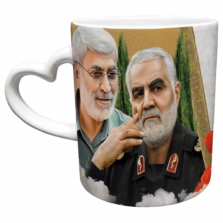 خرید ماگ-لیوان  دسته ساده  سردار سلیمانی کد 12