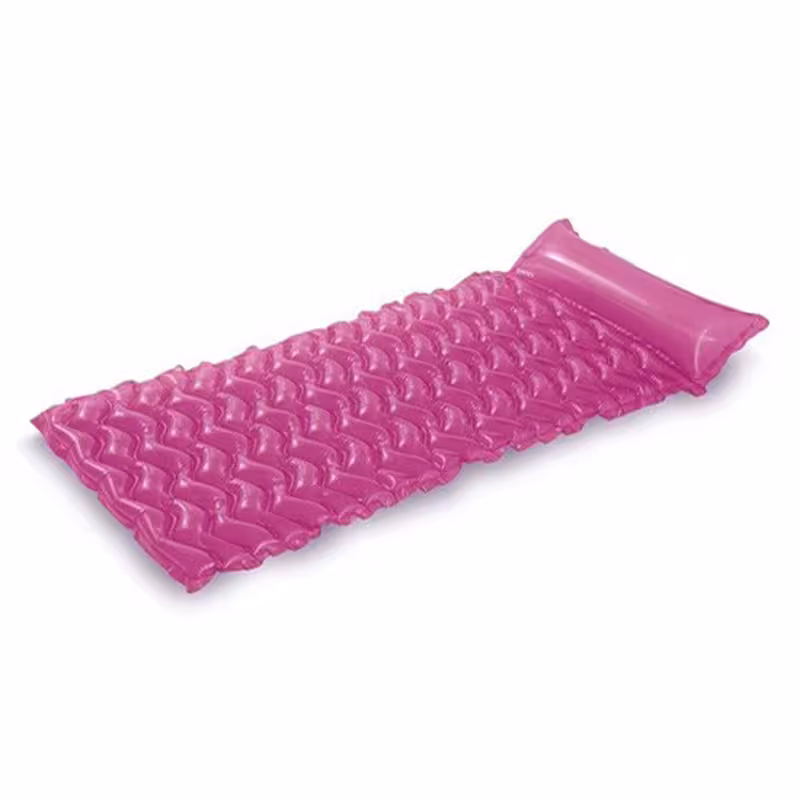 تشک بادی روی آب طبی صورتی بالش دار 58807 pink