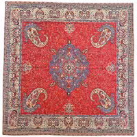 رومیزی مربع ترمه ابریشم کد TRM182