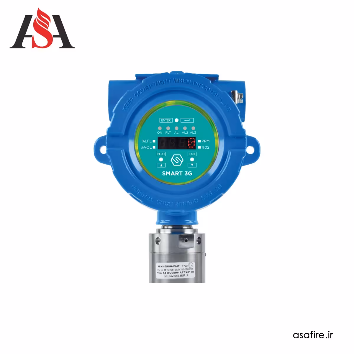 دتکتور گاز sensitron مدل SMART3G-D2