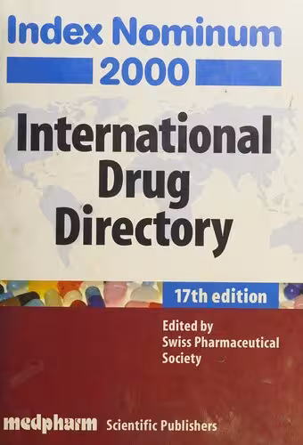 خرید و دانلود نسخه کامل کتاب Index Nominum 2000: International Drug Directory